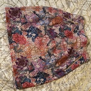 H&M intricate pattern skirt